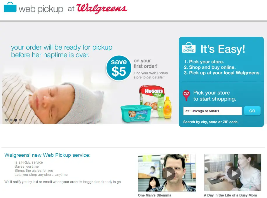 Walgreens Web Pickup