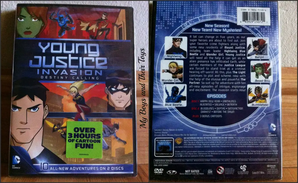 Young Justice dvd