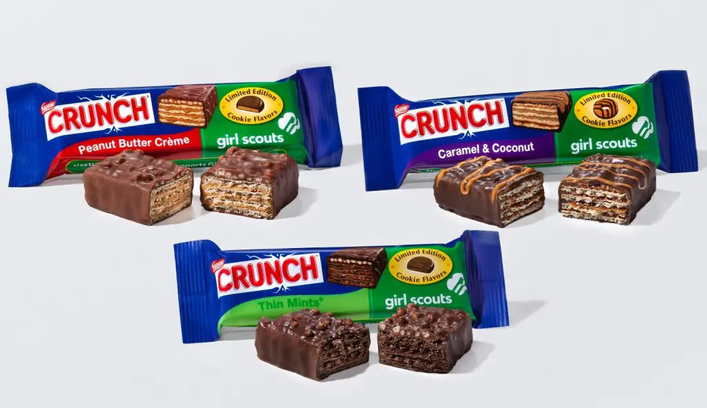 Nestle Crunch girl scount bars