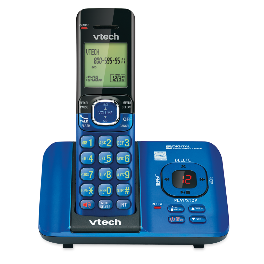 blue vtech phone