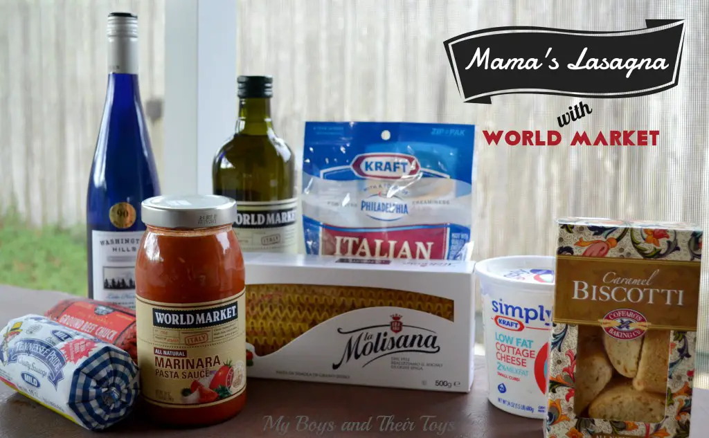 World Market Italian ingredients