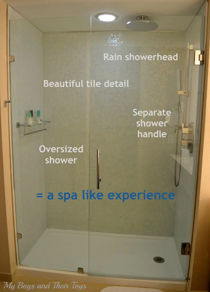 King room shower