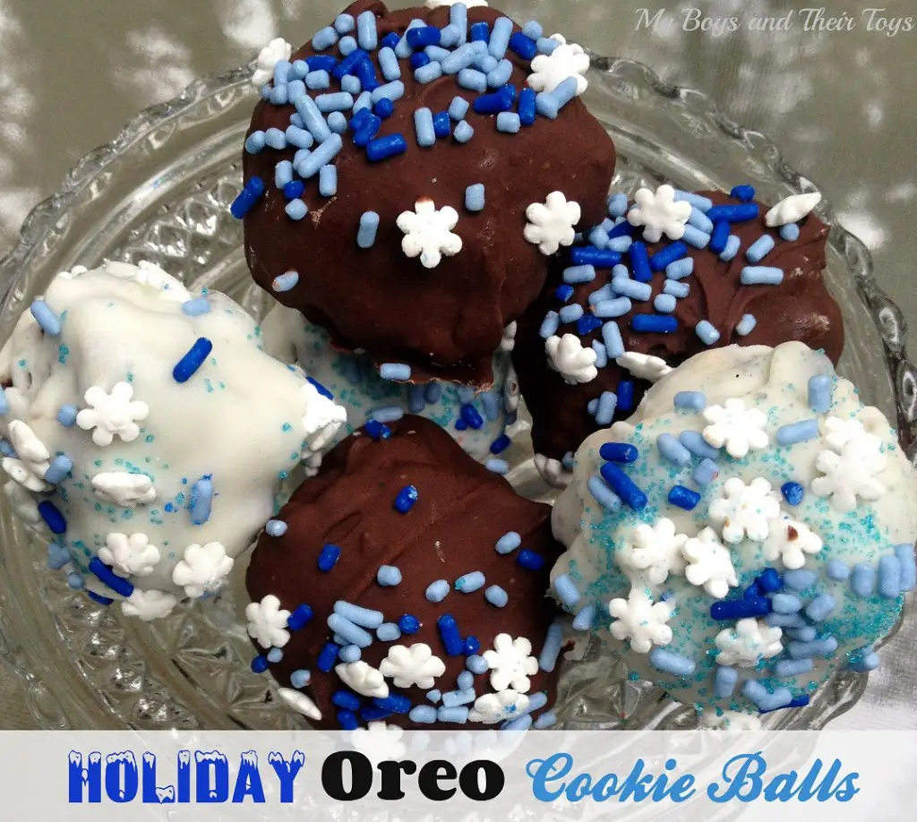 holiday oreo cookie balls