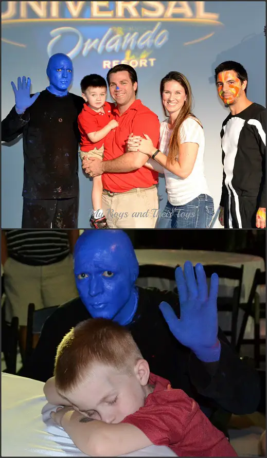 Blue Man show meet-greet