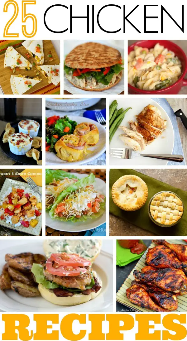 25 Mouthwatering Chicken Recipes