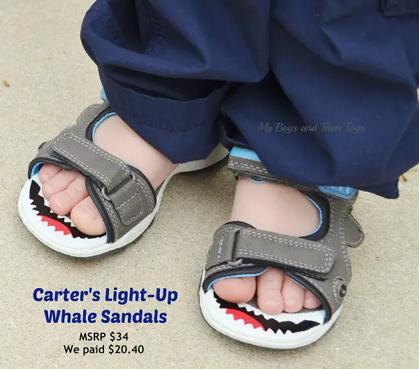 whale sandals