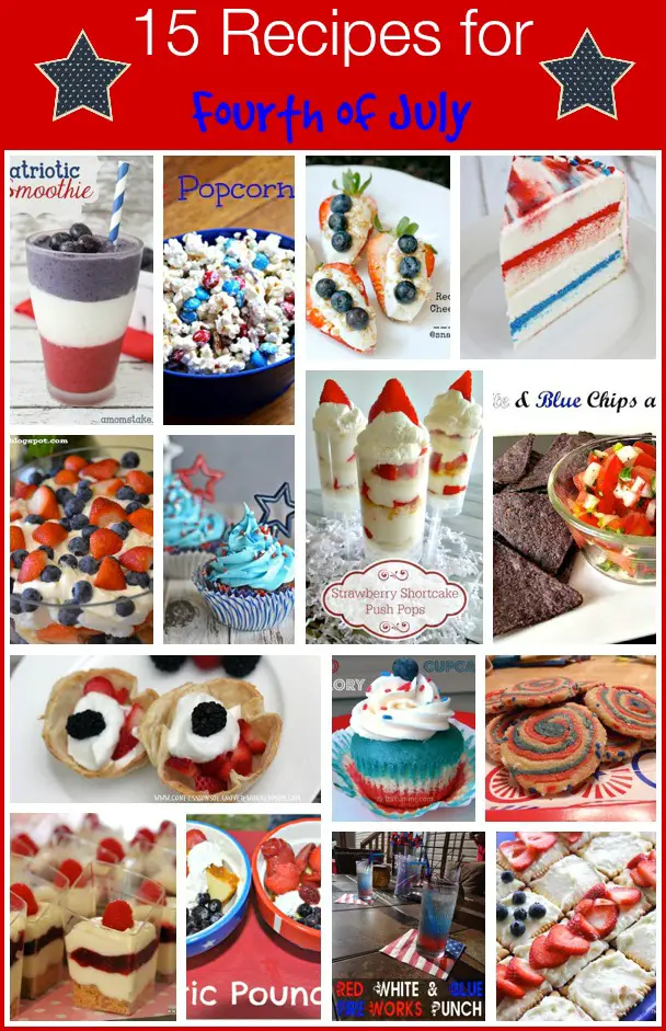 15 recipes for 4th of July