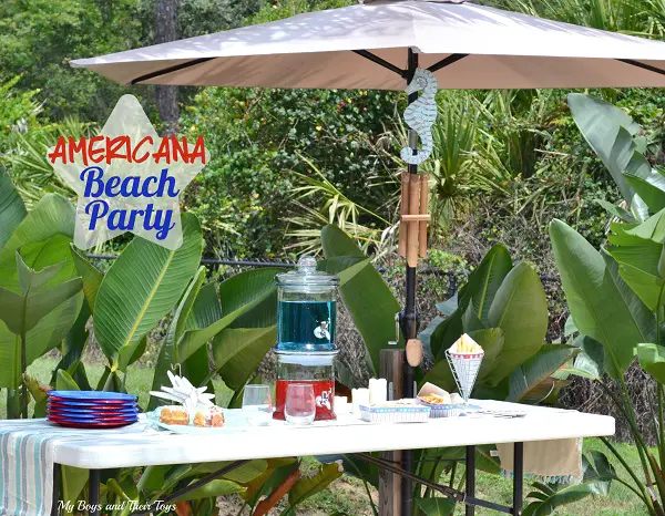 Americana beach party ideas
