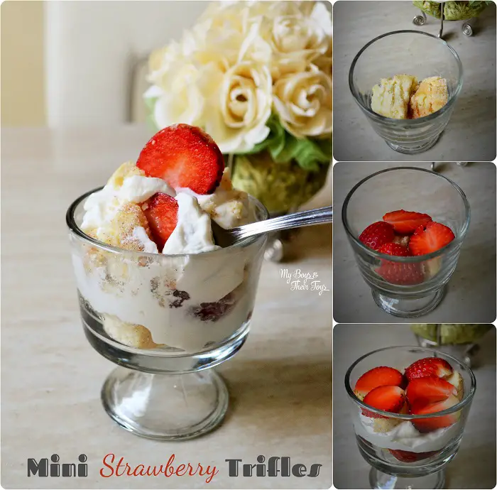 mini strawberry trifles directions