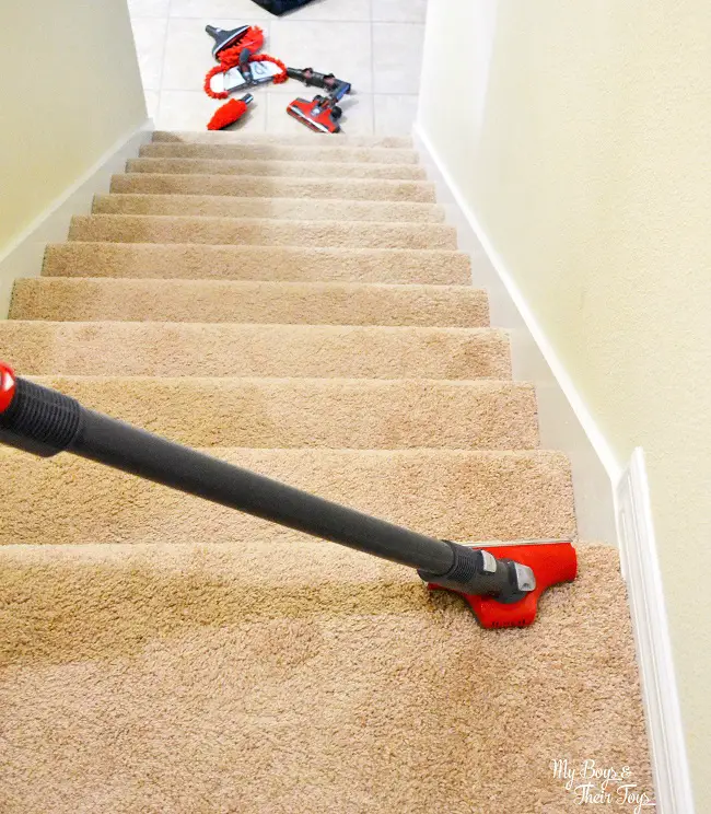 how to clean stairs
