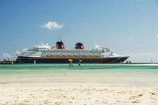 The Disney Magic cruise ship