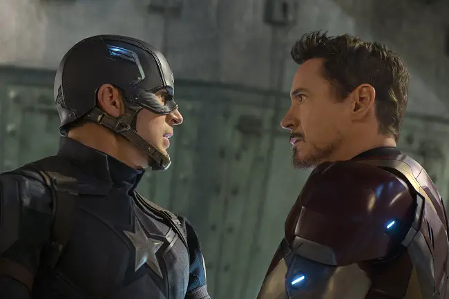 cap and Iron man