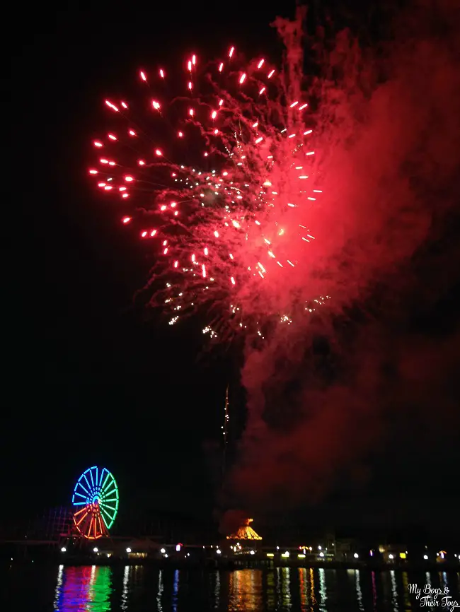 Fireworks at Indiana Beach