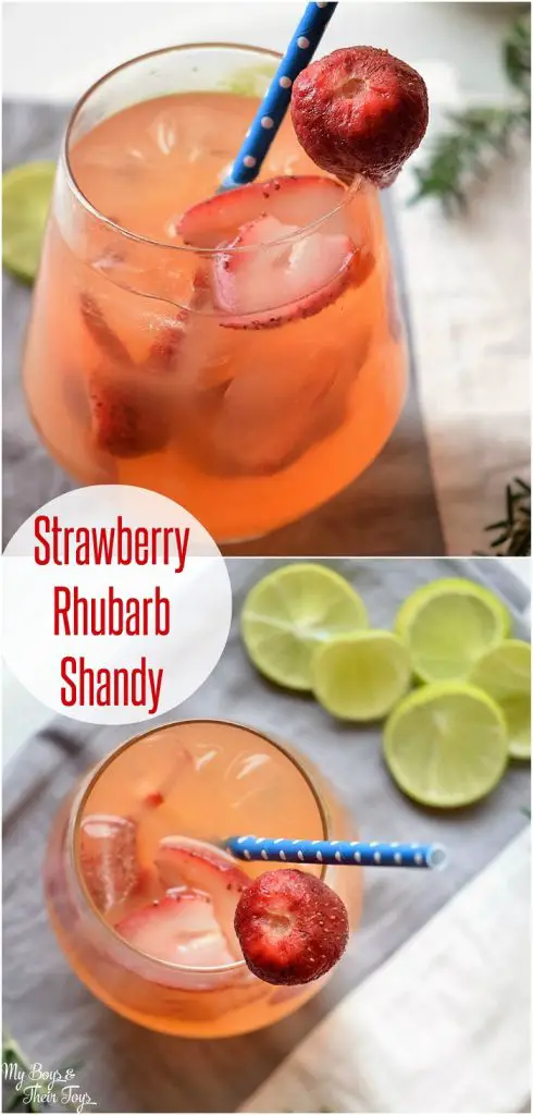 Strawberry Rhubarb Shandy pin