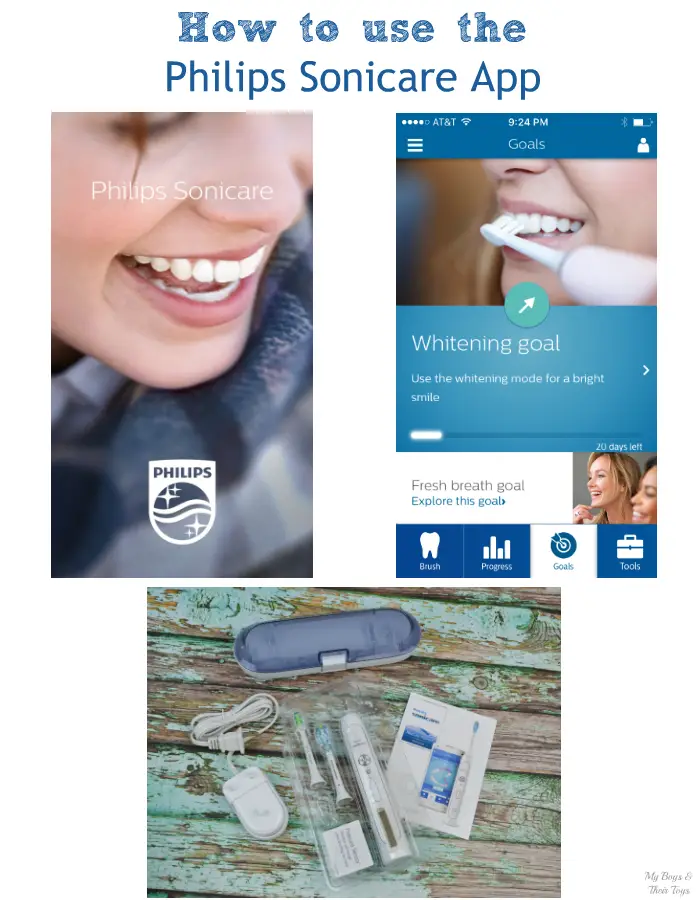 how to use the philips sonicare app with flexcare toothbrush
