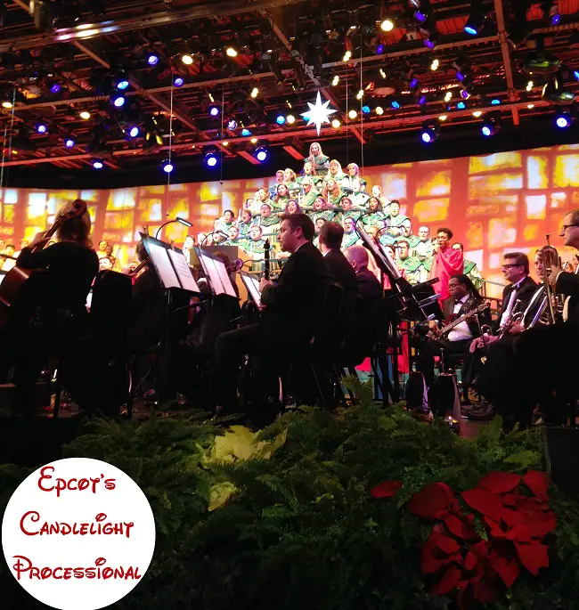 Epcot Candlelight processional 2016