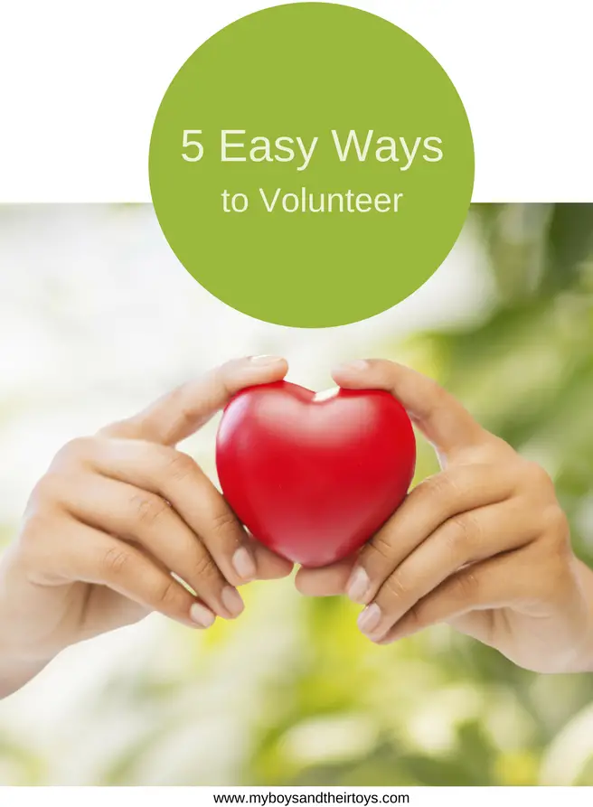 5 easy ways to volunteer
