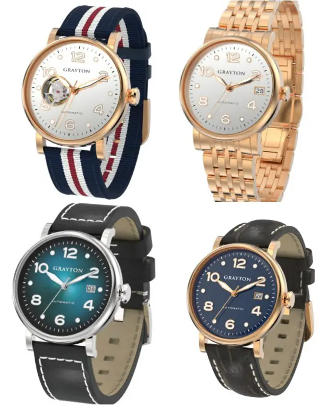 designer men's watches grayton
