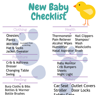 Printable Newborn Baby Checklist  Baby checklist newborn, Baby checklist, Newborn  baby shopping