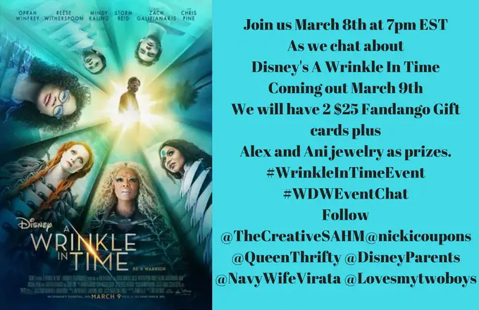 wrinkle in time twitter party