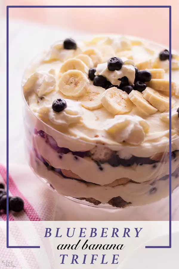blueberry banana trifle