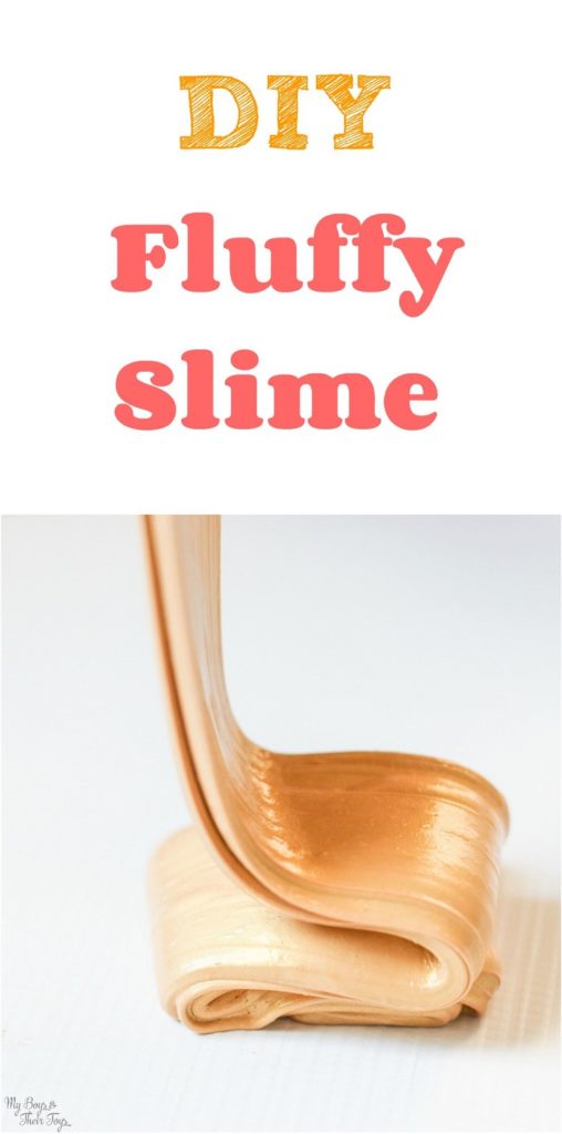 diy fluffy slime