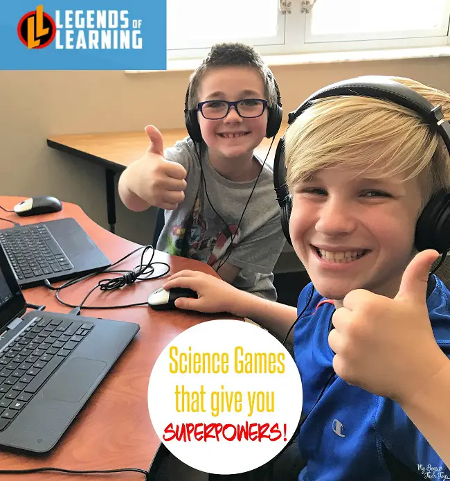 legends of learning science games