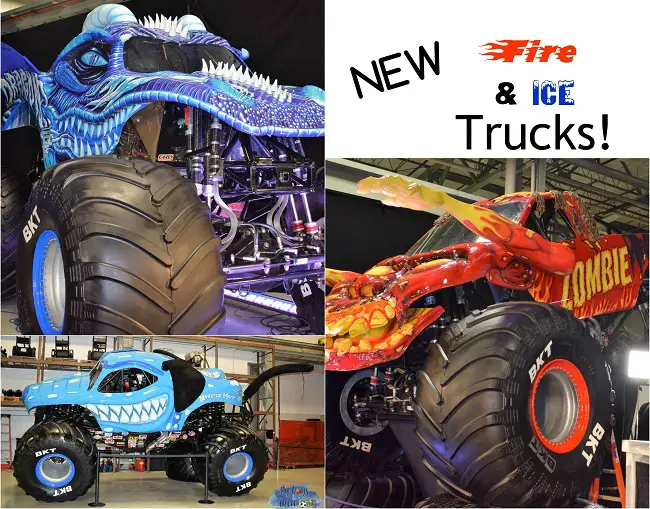 fire & ice monster trucks