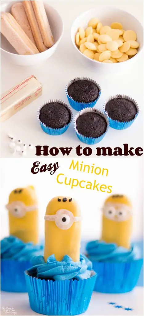 how to make minion cupcakes