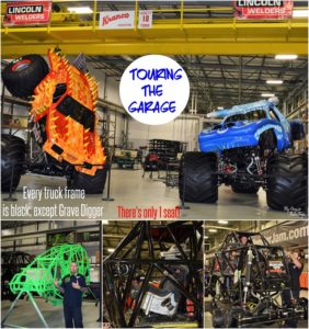 monster jam headquarters tour