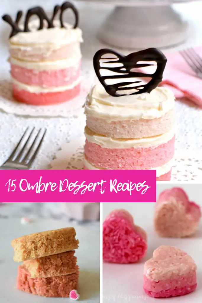 ombre desserts for parties