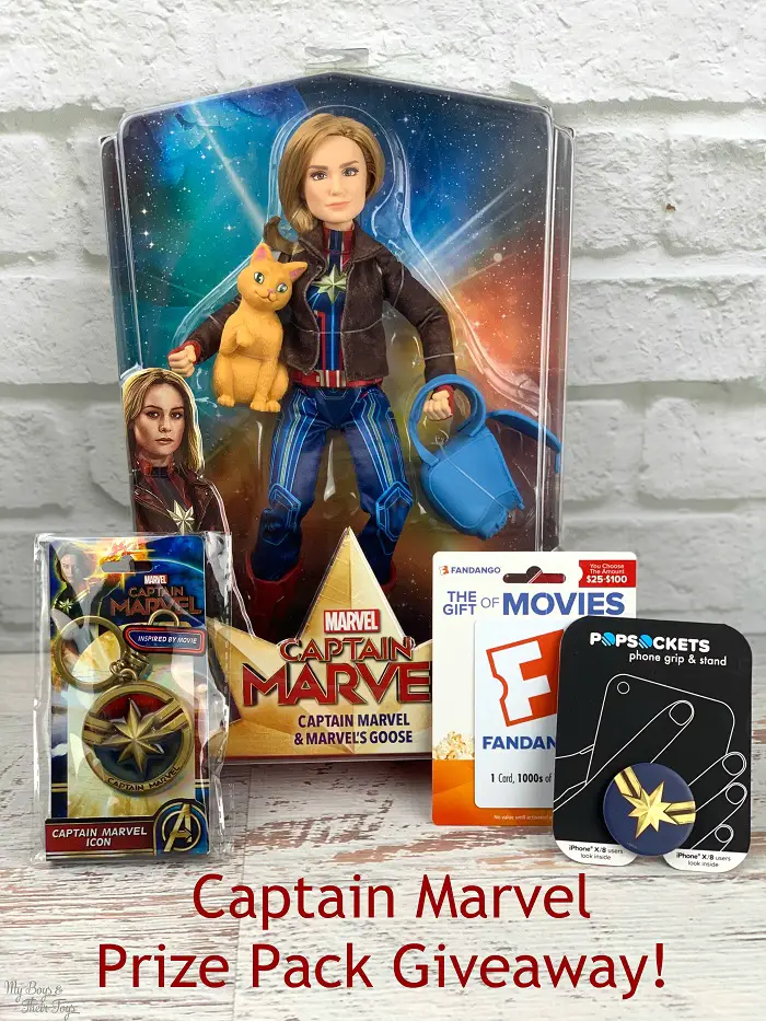 Captain Marvel prize pack
