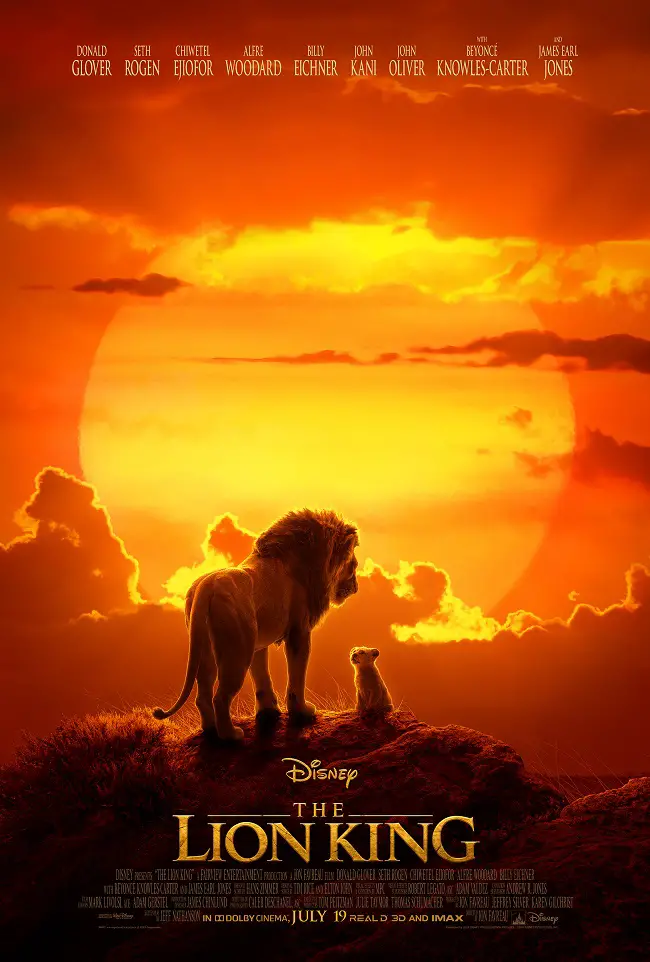 The Lion King live action poster