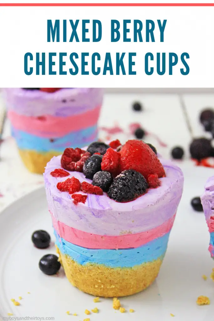mixed berry cheesecakes