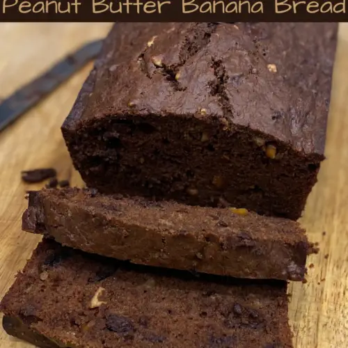 Dark Chocolate Peanut Butter Banana Bread Recipe