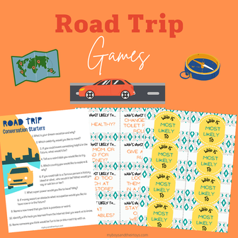 Printable Road Trip Games - My Boys and Their Toys