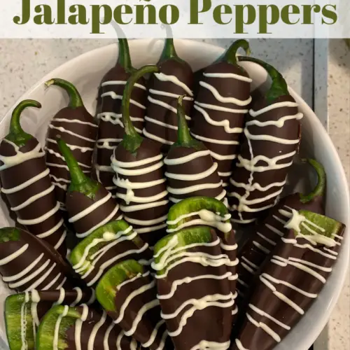 Dark Chocolate Dipped Jalapeño Peppers