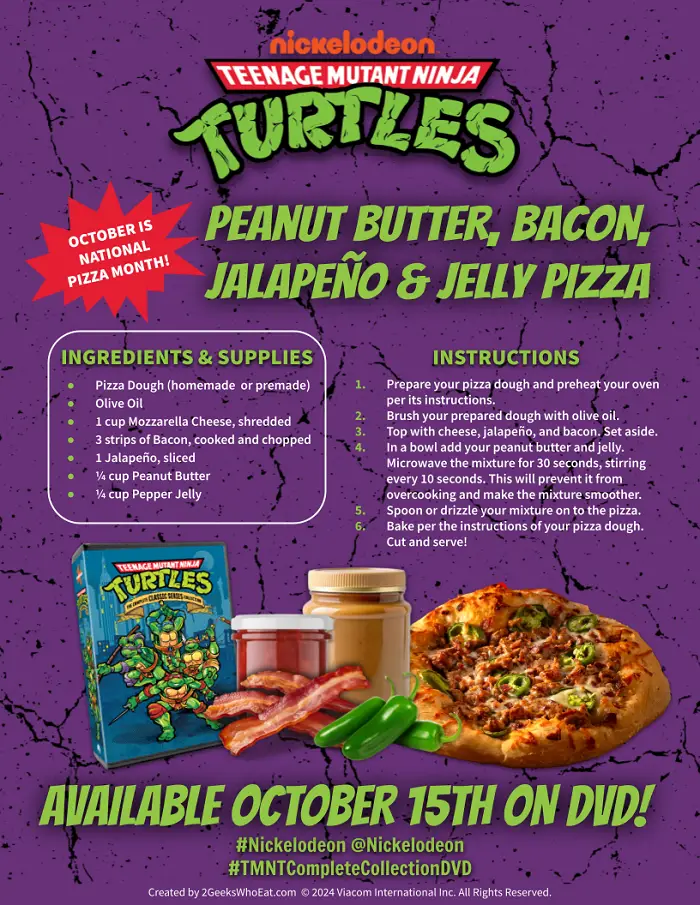 PB & J Pizza TMNT